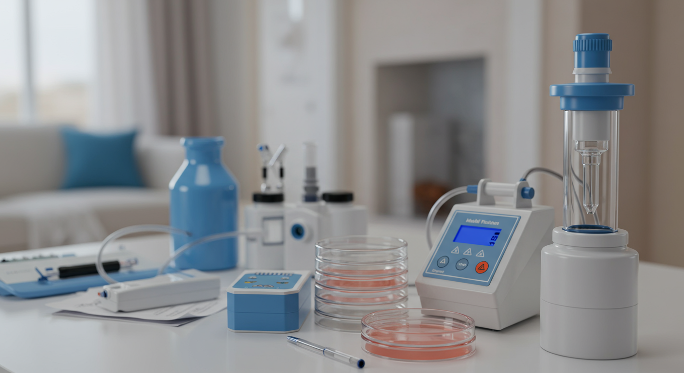 Mold Testing Equipment Closeup
